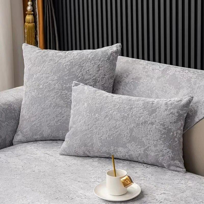 Утолщенный рельефный плюшевый чехол для дивана, универсальный нескользящий коврик для дивана, зимний теплый мягкий диван-полотенце, подушка для дивана для гостиной, домашний декор