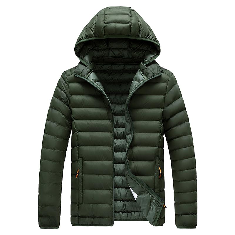 8XL Men New Autumn Winter Thick Warm Windproof Waterproof Parkas Jacket Coat Mens Hooded Casual Outwear Detachable Hat Outfits Parkas Coat Male