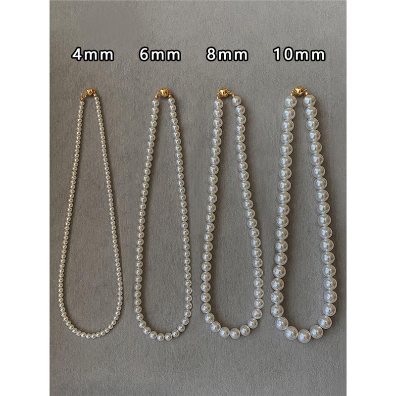 Shi Jia 2025 Женское роскошное многослойное колье-чокер из микро-жемчуга