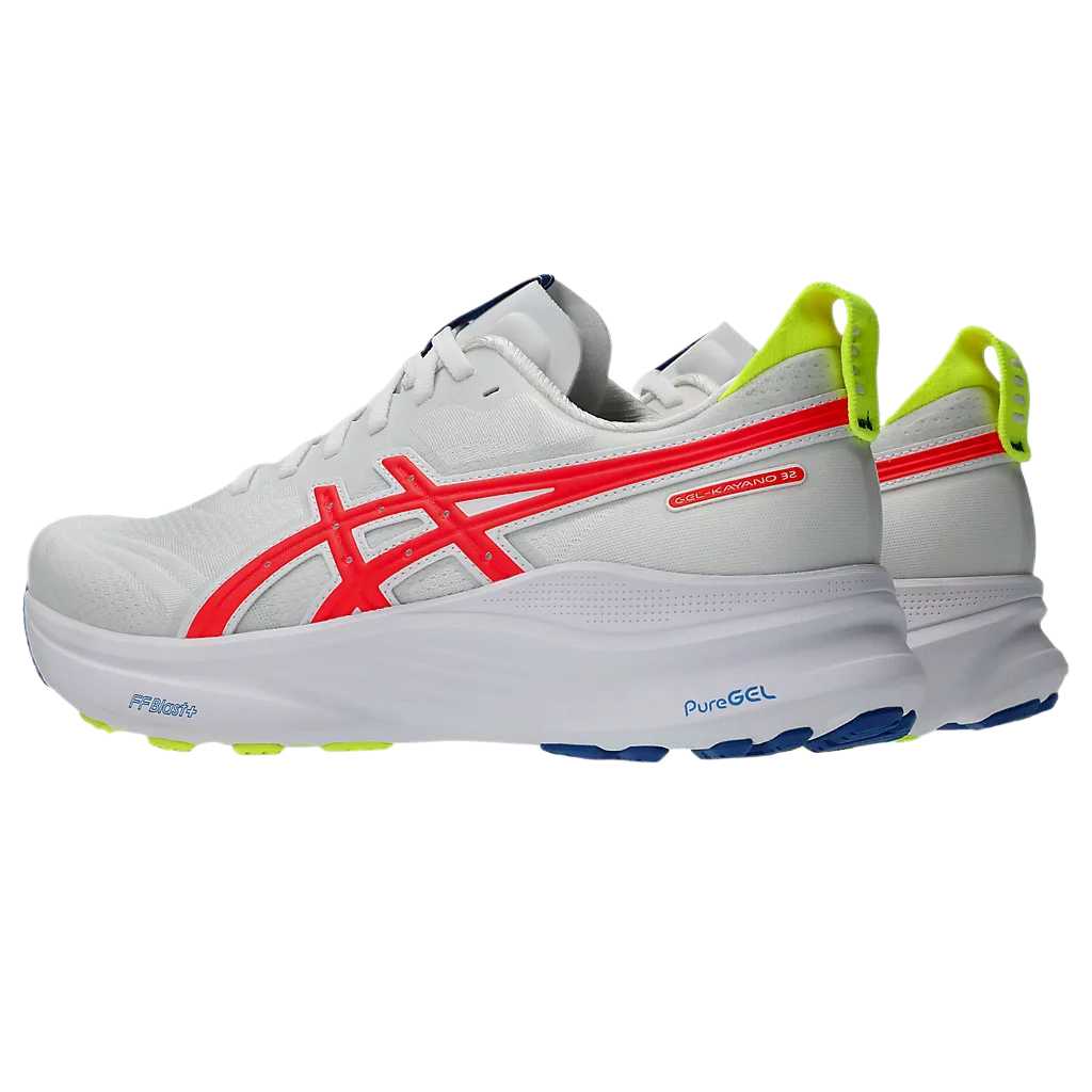 Asics Gel Kayano 32 Пакет для трекового клуба - Кроссовки Flash Coral для мужчин Белый 1011C132-100
