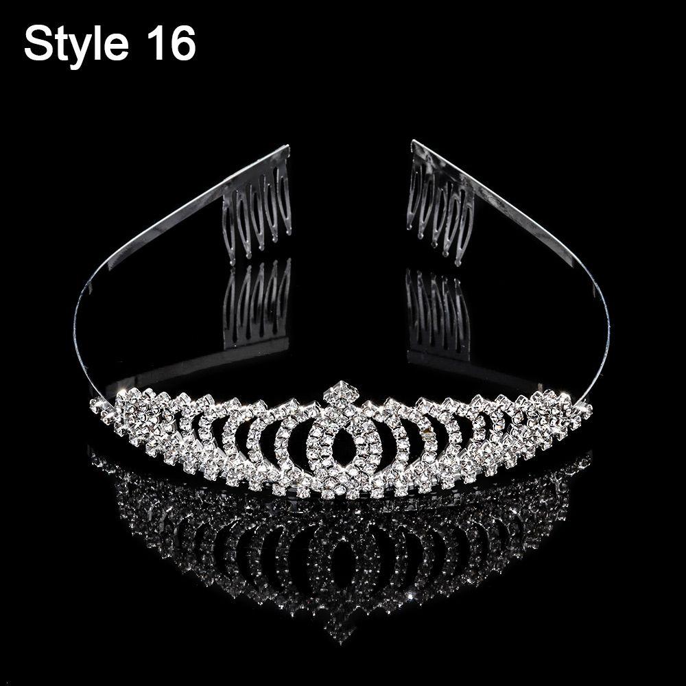 Girls Wedding Party Headdress Crown Headbands Fashion Hair Accessories Princess Tiara Headpieces