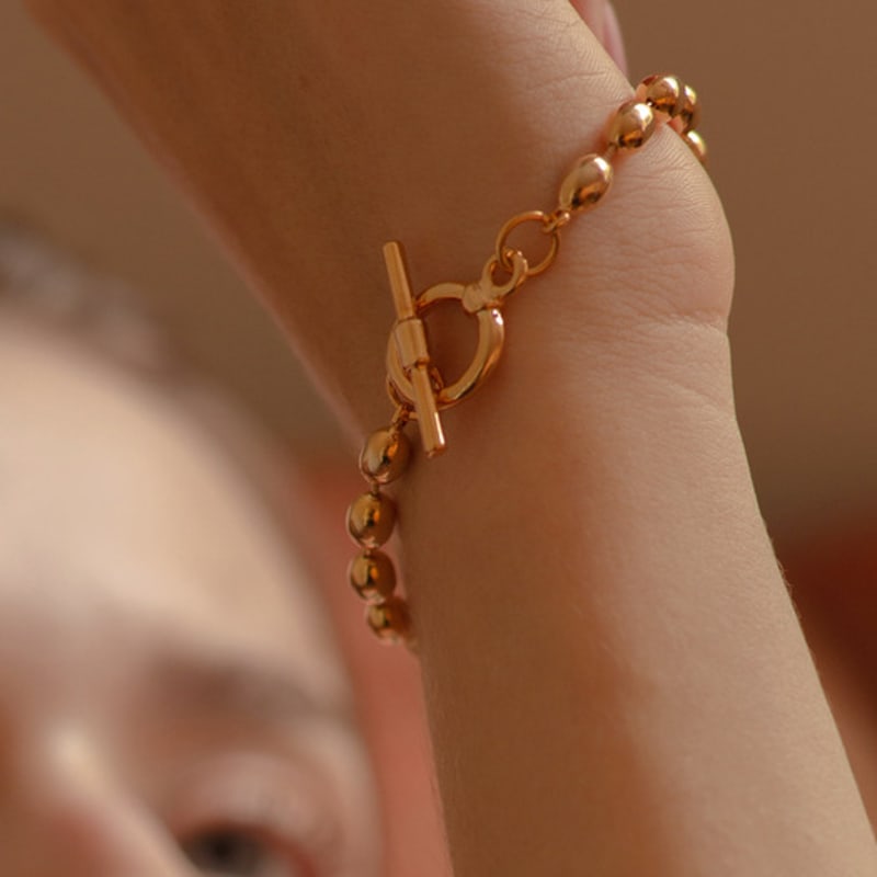 Shertz Oval Ball Chain Medium Bracelet