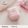1PCS Multifunctional Data Cable Storage Box Portable Charger Lipstick Dust-proof Box Portable Mini Storage Box with Cover
