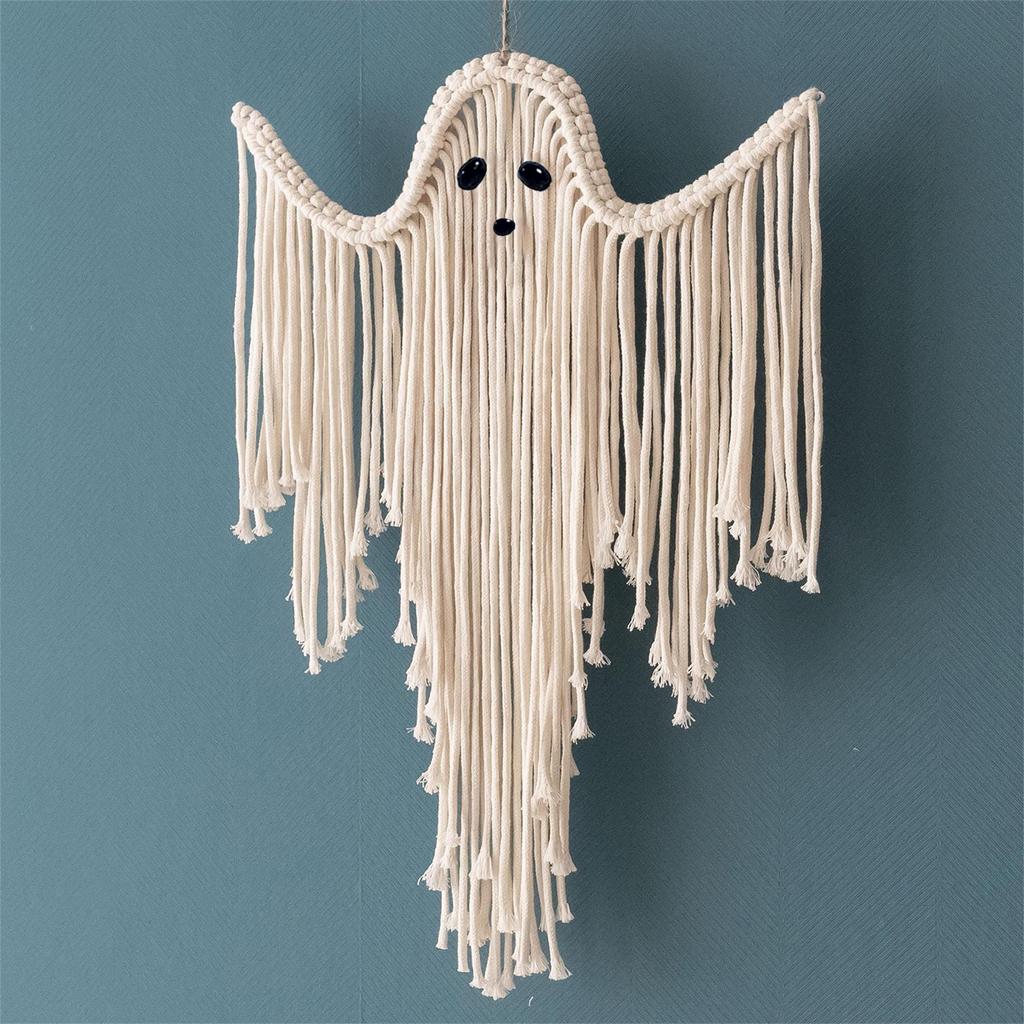 Halloween Knot Horror Decoration, Handmade Woven Wall Hanging Home Decor Accessory