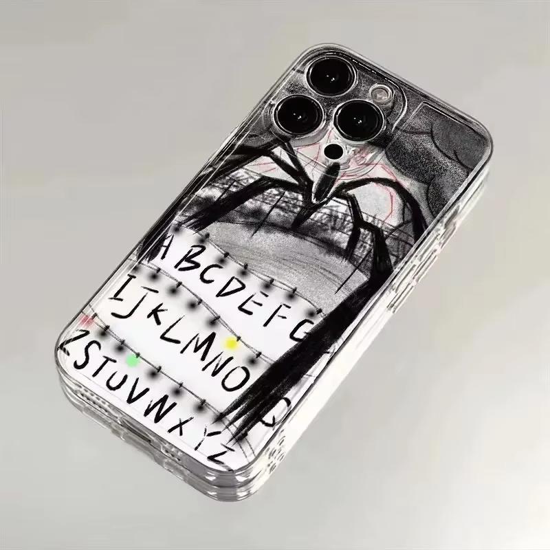 Letters A-Z Thingss Phone Case For iPhone 17 16e 16 15 14 13 12 11 Mini Air Pro Max XR XSMax 7 8 Plus Strangers Soft Back Cover