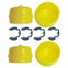 4 Sents Axle Cap Bearing Cover M143338 4 Комплект стопорных колец для газонокосилок John For Deere 102, садовый инструмент для замены триммера