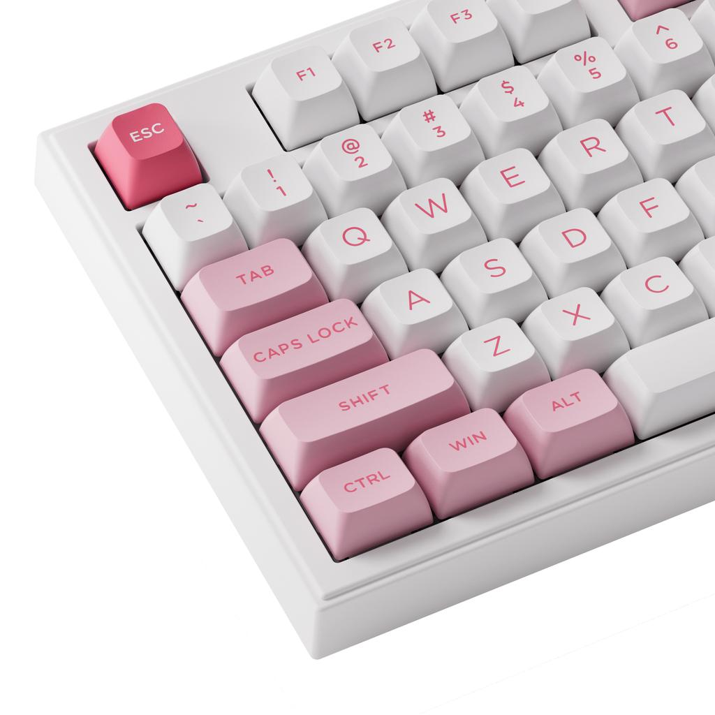 Akko 5098B Prunus Lannesiana Custom Vertical Volume Keyboard Knob Fast-Charging Pink Keyboard With TFT Screen