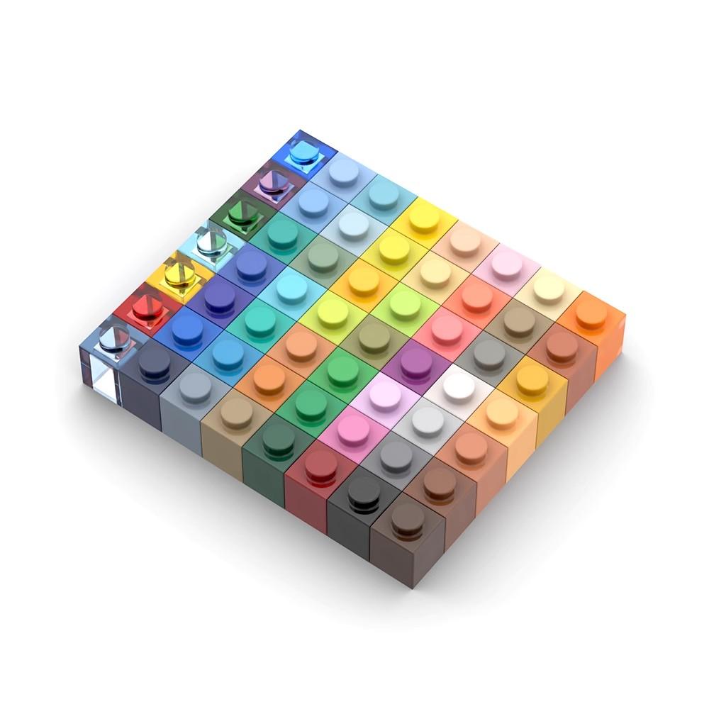 20 шт. Детали MOC 3005 Кирпичик 1x1 Совместимые Кирпичики DIY Сборка Строительные Блоки Частицы Детская Головоломка Развивающая Игрушка Подарок