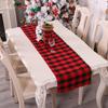 Christmas Christmas Tree Christmas Decoration Tablecloth Plaid Table Runner Christmas Table Runner