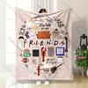 3D Classic Friends Theme Printed Blanket,Bedroom Living Room Sofa Chairs Bed Decor Blanket Wonderful Gift Blanket Fast Shipping