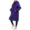 adidas X Stella McCartney Collaboration Удобная теплая куртка с капюшоном и длинными рукавами Женские куртки Фиолетовый FU3607