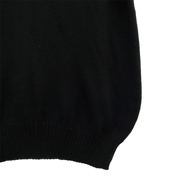 Citadel Сделано в Великобритании Свитер с длинным рукавом и V-образным вырезом ОЧЕНЬ БОЛЬШОЙ черный трикотаж Мужской Б/У