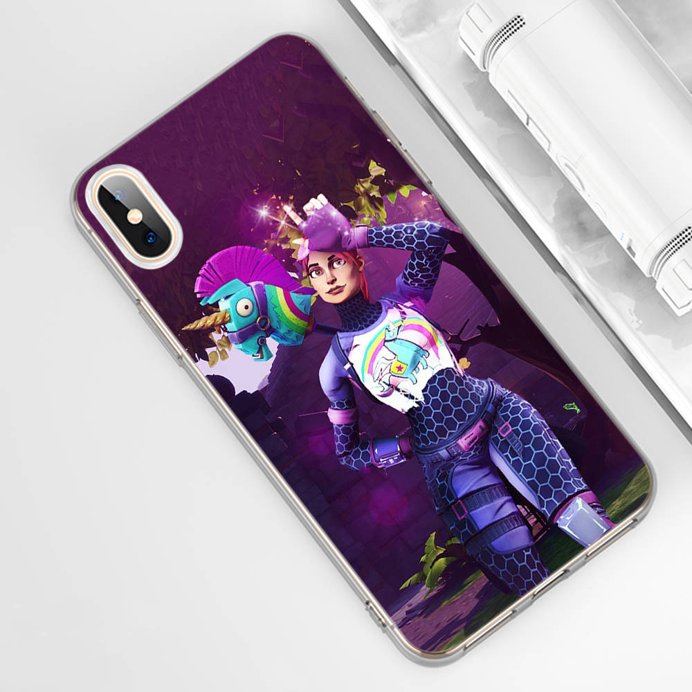 Чехол RT91 Fortnite Play для Samsung A04 A14 A23 A34 A54 M23 M33 M52 M53 Realme 10 9 C30S C35 C55 VIVO Y02S Y21 Y33S Y51 X80 Pro Прозрачный чехол