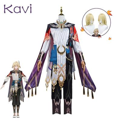 Genshin Impact Cos Костюм Кави Cos Xumi Al Hessen Косплей Игра Анимация Аниме Одежда Костюм Мужской