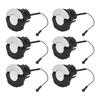 6PCS Gas Fuel Cap Replacement ABS Plastic Chainsaw Oil Caps for STIHL FS100 FS110 MS200 MS210