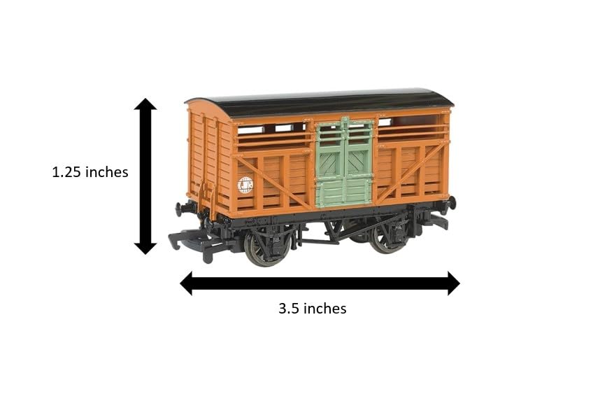 Bachmann HO Gauge Thomas the Tank Engine Car для перевозки скота, модель грузового вагона для железной дороги 28-77016