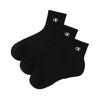 Champion Foot Set of Antibacterial and One Point 3 Pack Short Cm Socks, Covers, Socks, 3, Deodorizing, Logo, Socks, Accessories, C3-XB721S, Men's,