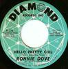 7-дюймовая пластинка РОННИ ДАВ - Hello Pretty Girl D176 Diamond Records 1965 США Рок Б/У