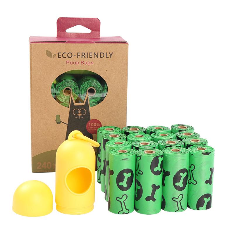 Factory Direct Supply Degradable Dog Poop Bag Bone EPI Pet Garbage Bag Pill Dispenser ODM Customizable Supplier