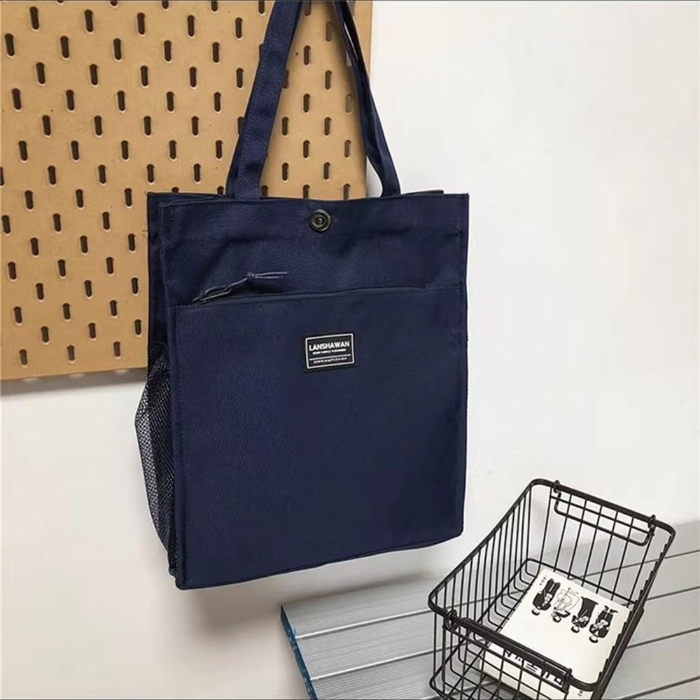 Large Capacity Male Commuting Tote Bag Casual Portable File Bag Stylish Lightweight Handbag  Travel