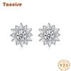Танциз стерлингового серебра 925 пробы циркон серьги серьги-капли для женщин подарки на свадьбу