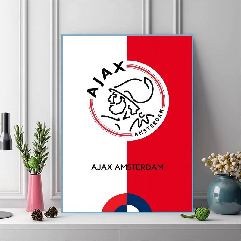 AFC Ajax Amsterdam 100% Round Full Drill 5D DIY Diamond Painting Embroidery Cross Stitch Rhinestone Décor