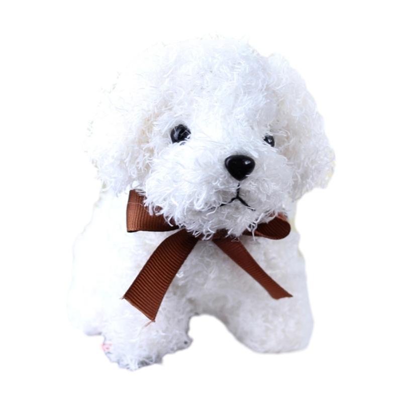 Cute Dog Keychain Adorable Stuffed Animal Pendant Plush Dog Keyrings Handbag Pendants Suitable for Keys and Backpacks