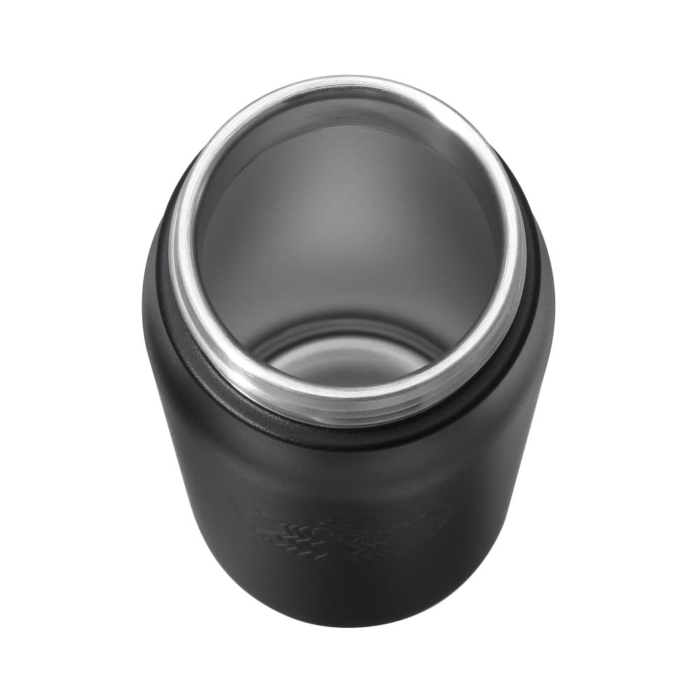 Starbucks Recycled Stainless Steel Mini Bottle, Matte Black, 355ml