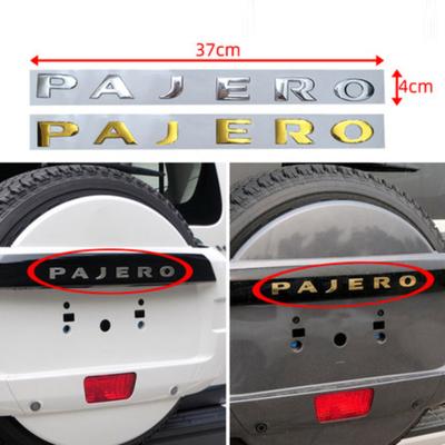 Наклейка с эмблемой PAJERO на задний багажник для PAJERO V93 V95 V97 V73 V33 V34 Mitsubishi, наклейка на запасное колесо автомобиля