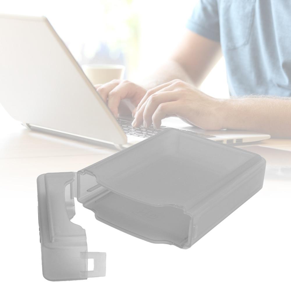 3.5in Hard Disk Protection Box ABS Transparent Hard Disk Protector Storage Box Data Center