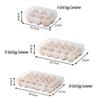 Stackable Design Egg Storage Box Plastic Egg Tray Space Saver Egg Holder  Outdoor Activities