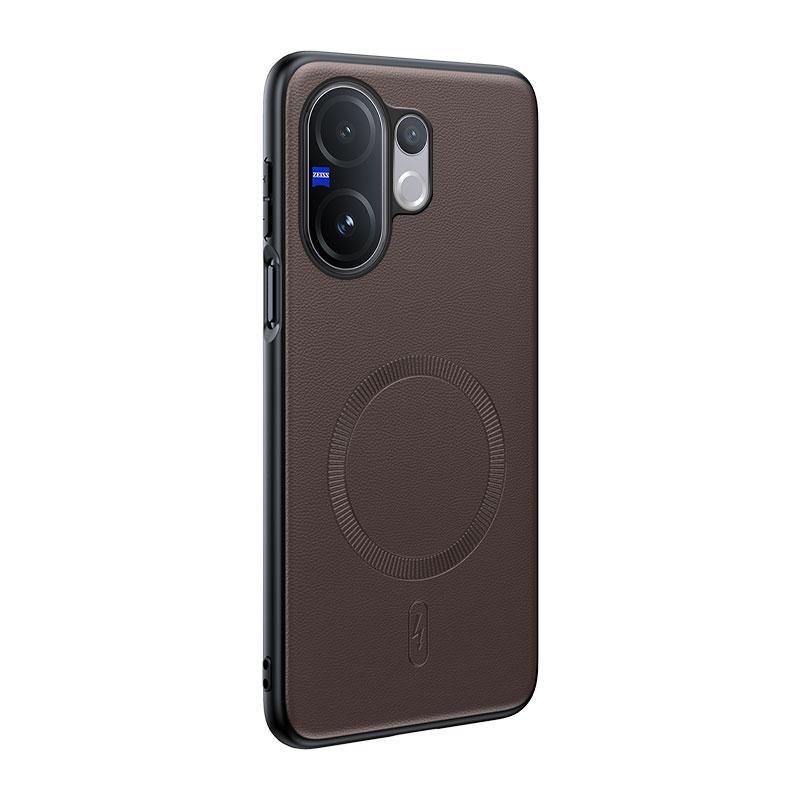 Для Vivo V60 5G Чехол Магнитная Кожаная Защитная Крышка Для Vivo V60 5G Защита от Отпечатков Пальцев Нескользящий ПК+ТПУ