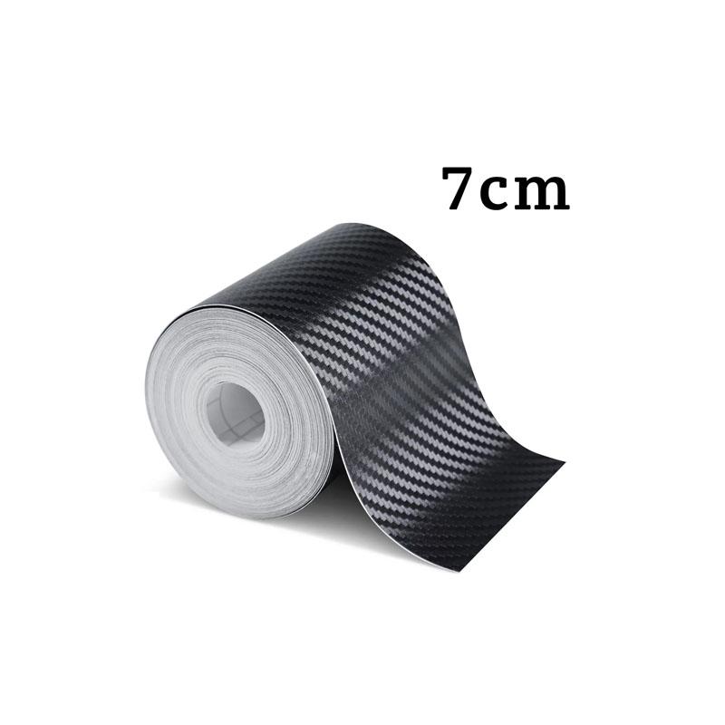 1/2/3pcs Car Stickers Bumper Sticker Protector Car Door Sill Stickers Fiber Rubber Body Tape Anti Scratch Scuff Protective Film