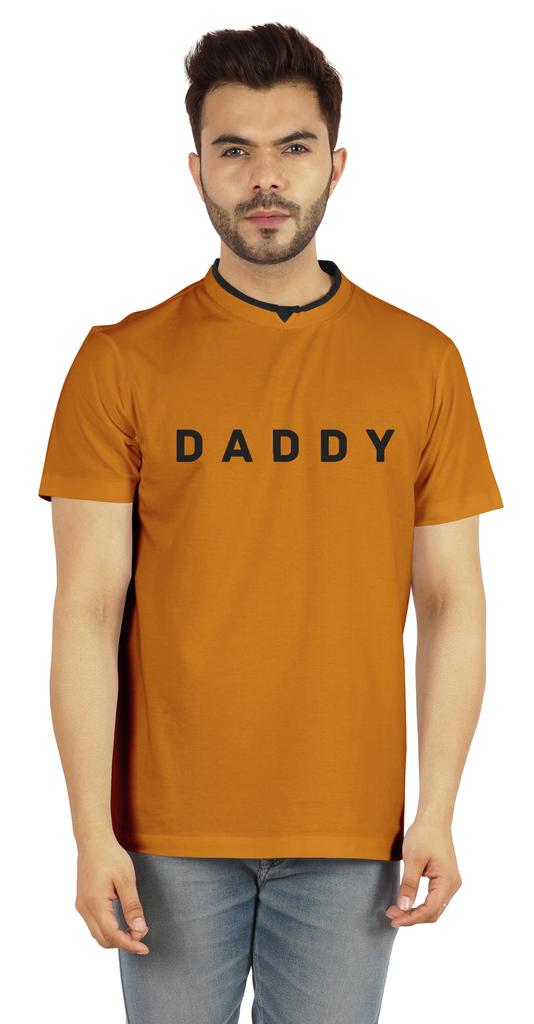 Inkmeso Мужская футболка с круглым вырезом и V-образным вырезом с надписью Daddy Tshirt For Dads Jersey