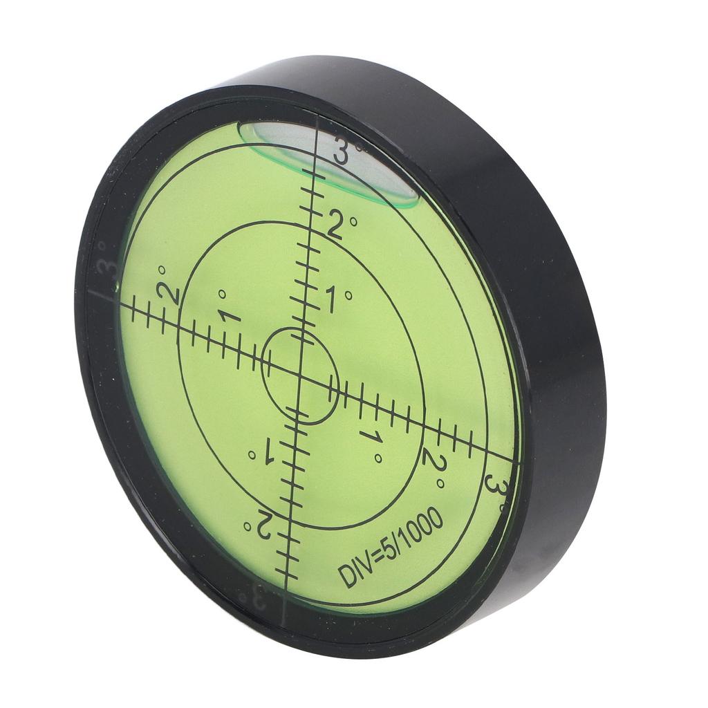 Круглый пузырьковый уровень Светящийся Высокоточный Алюминиевый сплав Горизонтальный шариковый нивелир для автодома, камеры