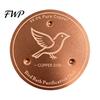 Water Purification Disc for Birds Bird Bath Copper Disc, Purifier Pure 3 Point Ion Support, 4 Inch Outdoor Garden Algae Inhibitor Baths