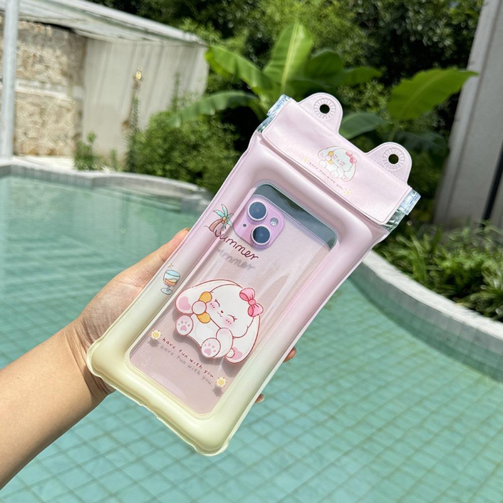 Sealed Phone Protector Pouch Floating Swimming Storage Bag Cute Waterproof Phone Bag Summer