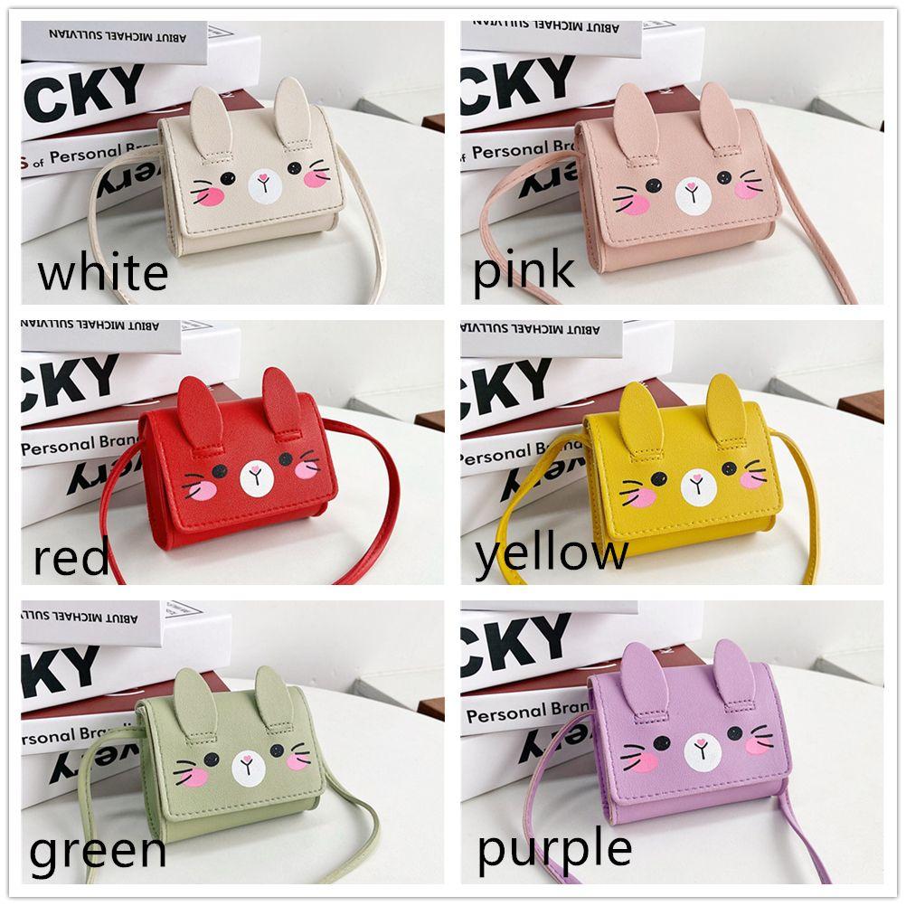 Kids Gift Baby Girls Boy Little Rabbit Sling Bag Drawstring Bag Shoulder Bag Plush