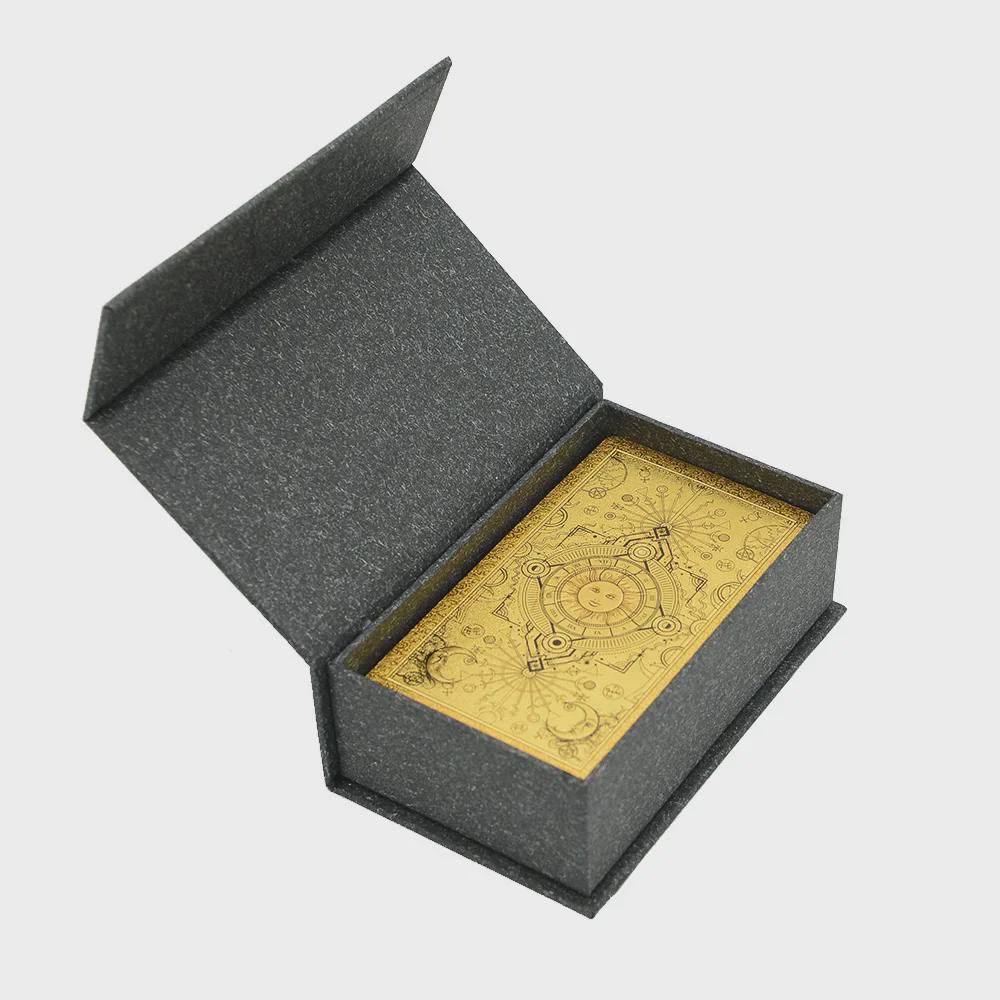 Водонепроницаемый набор карт Русского Таро: Карточки из ПВХ с золотой фольгой и инструкция по эксплуатации