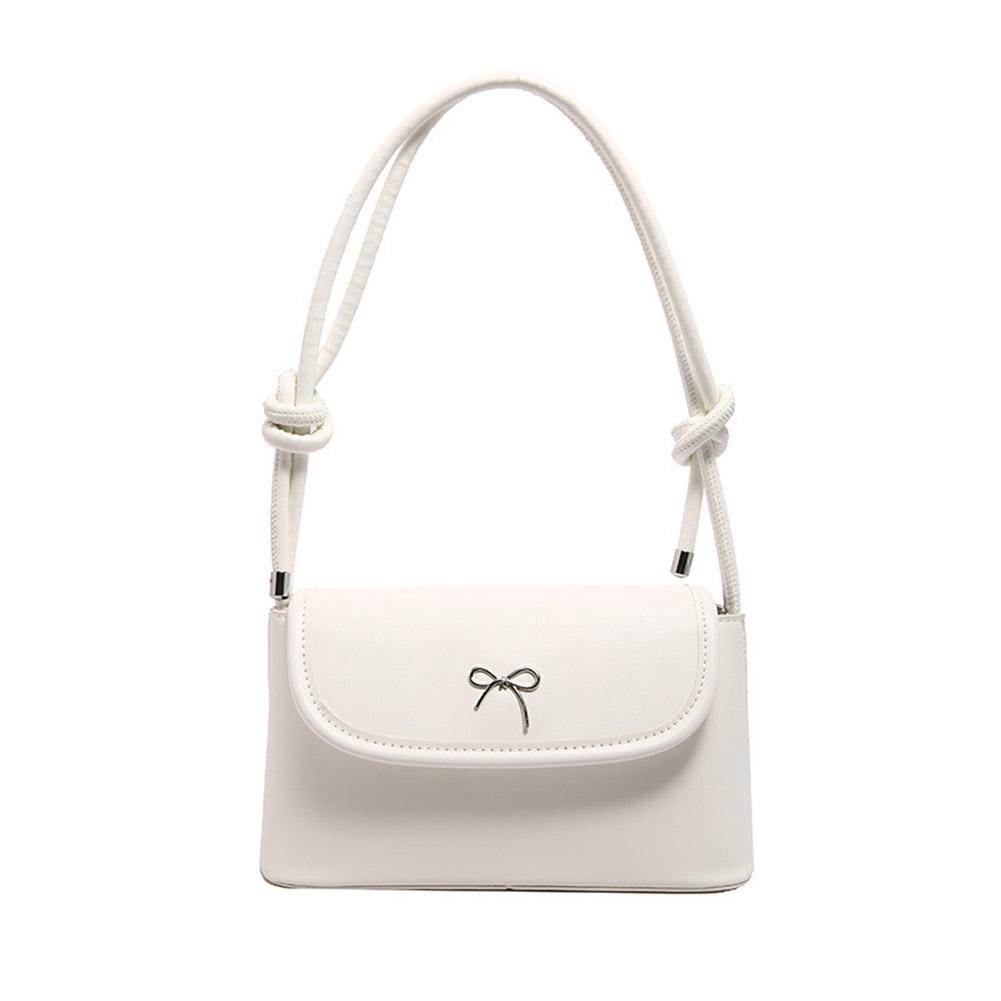 Fashionable Ladies' Beautiful Bags PU Leather Handbag Sweet Cute Leather Bags Casual Commuter Female Underarm Handbags