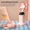 Hot Selling Handheld Mini Fan, Foldable, Portable Neck Hanging Fan, 5-speed USB Charging Fan with Phone Holder and Display Scree