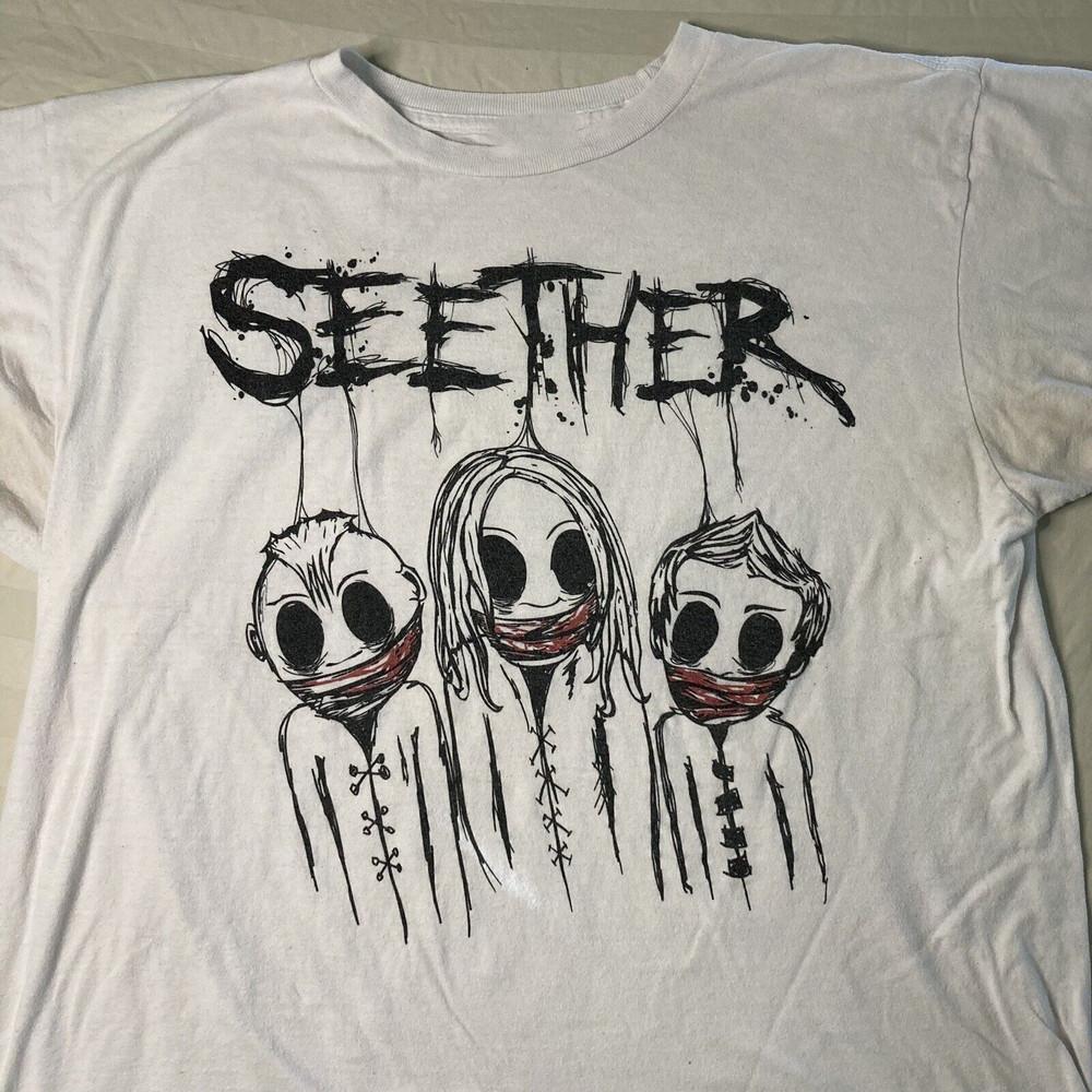 New SEETHER Band Collection Gift For Fan S to 5XL White T-shirt Unisex T-Shirt