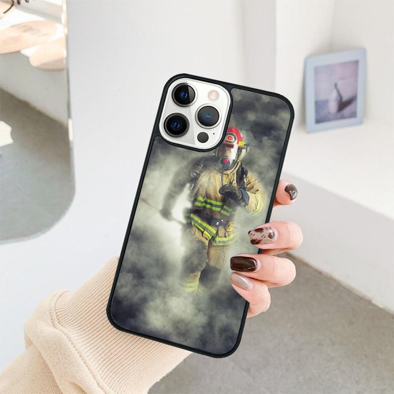 Чехол для телефона 'Герой Пожарный' Для iPhone 17 Air 16 15 14 11 12 13 Pro MAX Plus coque Чехол Оболочка