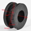 10Pcs Motorcycle Side Cover Rubber Grommets Gasket M6 Round Shim Motorcycle Modification Accessories 18.5x9mm