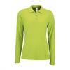 Womens/Ladies Perfect Long Sleeve Pique Polo Shirt
