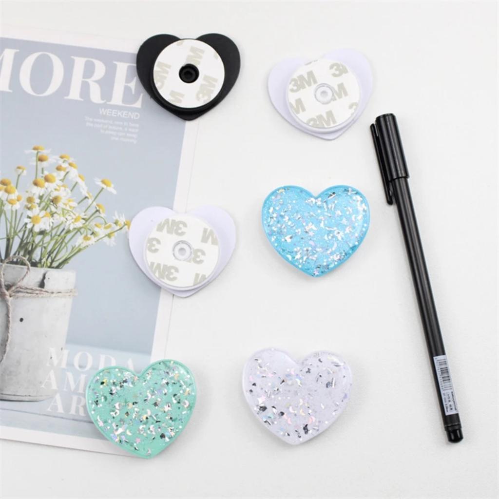 Любовь Вспышка Блеск Кольцо Мобильный Телефон Складная Растягивающаяся Подставка Держатель для Мобильного Телефона Подходит для Любой Модели Мобильного Телефона Держатель