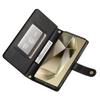 DF-011 For Samsung Galaxy S24 Ultra Case with Shoulder Strap Zipper Leather Phone Cover
