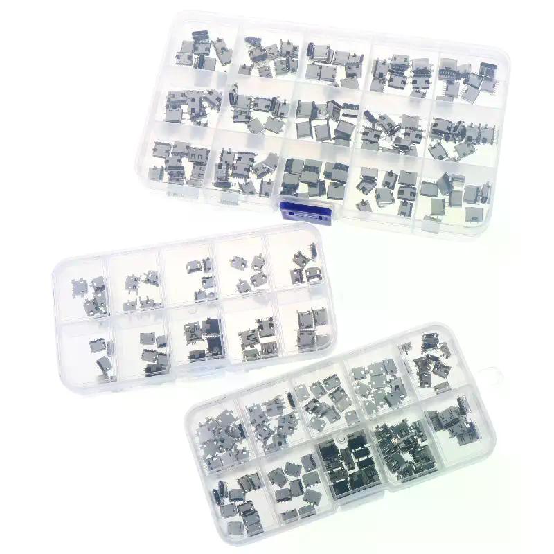 50/100/150Pcs 2/6/16Pin SMD SMT PCB USB-C Socket Type-C USB Connector Charging Port Repair Kit