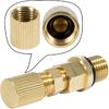 E-cowlboy 6.0L for Powerstroke Fuel Pressure Test Fitting Adapter for 2003-2010 Ford Diesel Engine(With Schrader Valve)