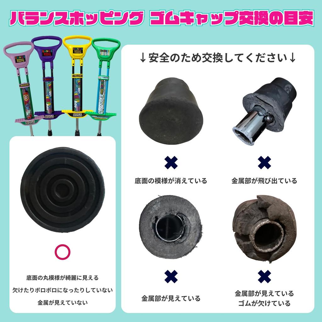 RANGS Japan Balance Hopping Mint Blue Rubber Cap Set &